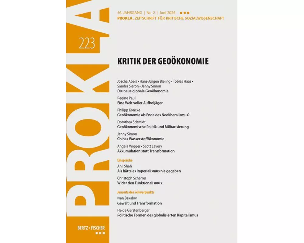 Kritik der Geoökonomie