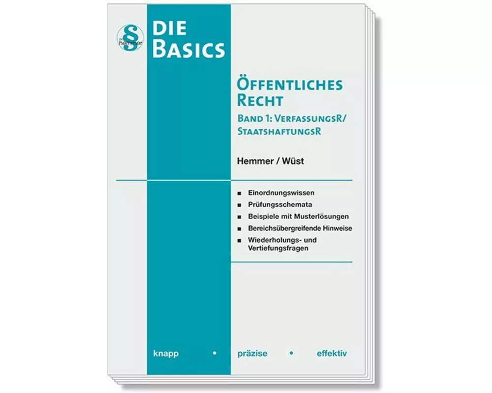 Die Basics Öffentliches Recht I - Verfassungsrecht, Staatshaftungsrecht