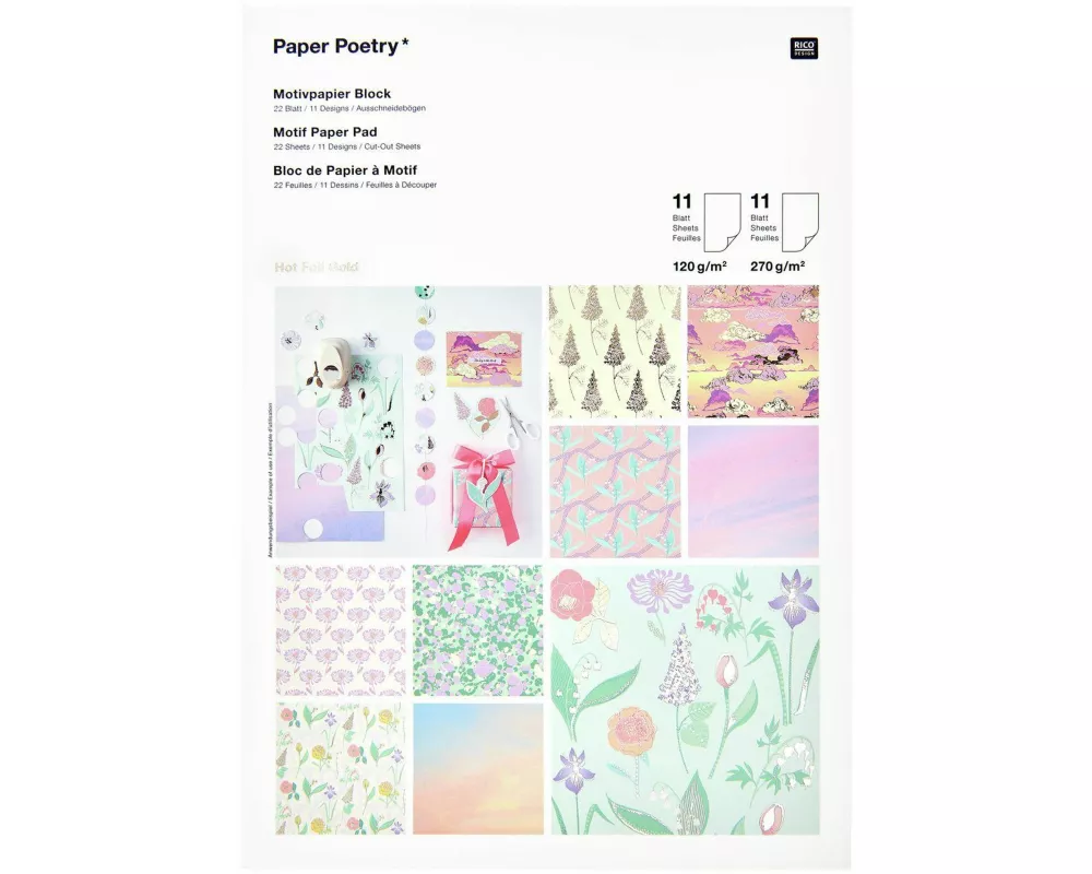 Motivpapierblock The Sky is the Limit FSC MIX, 21 x 29,5 cm, 23 Blatt