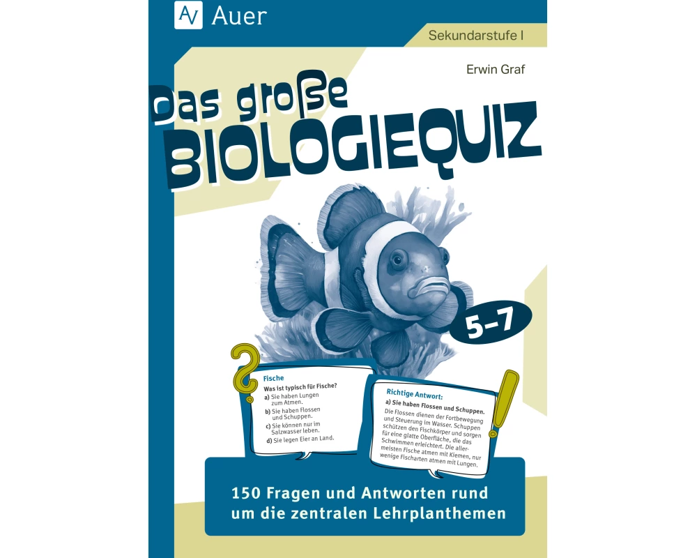 Das große Biologiequiz (5. bis 7. Klasse)