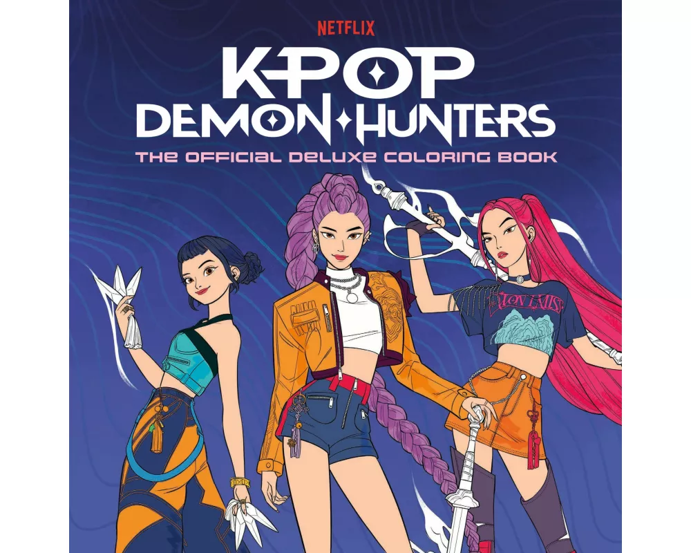 KPop Demon Hunters: The Official Deluxe Coloring Book