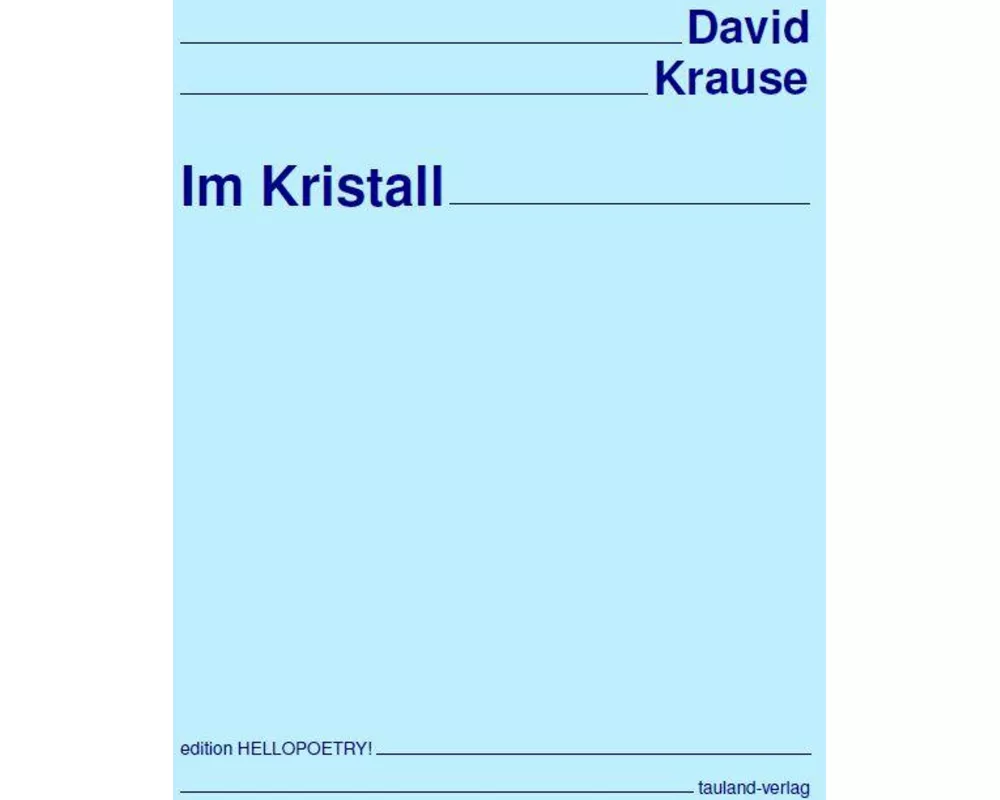 Im Kristall