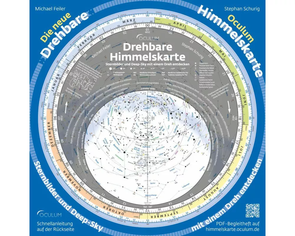 Die neue Oculum Drehbare Himmelskarte