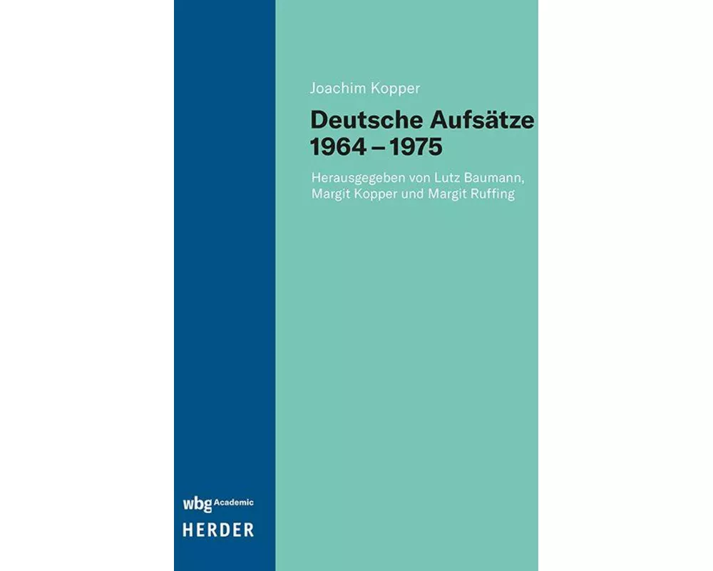 Deutsche Aufsätze 1964–1974