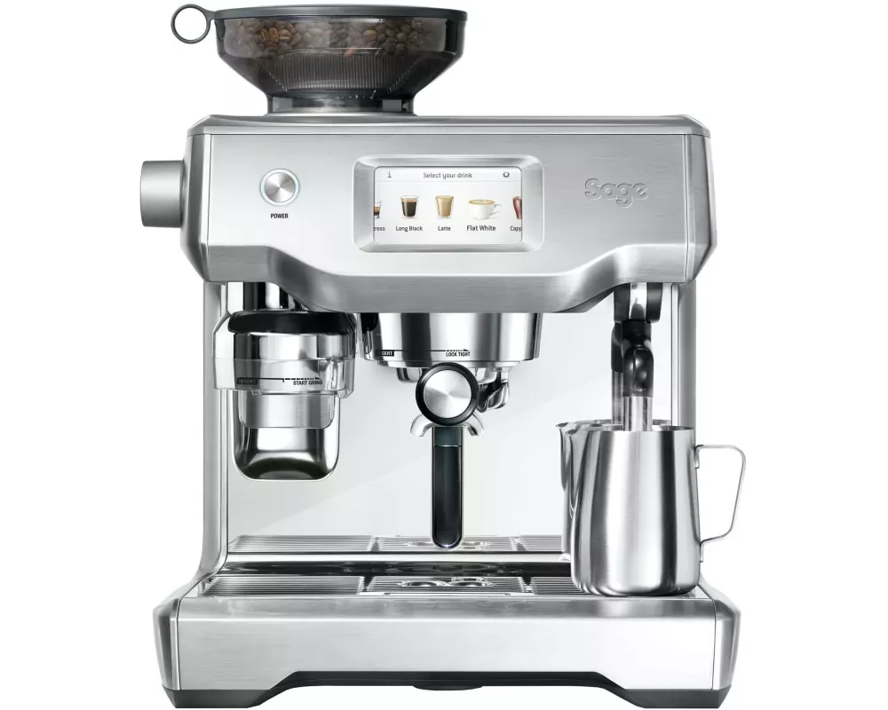 Sage Siebträgermaschine Oracle Touch Silber