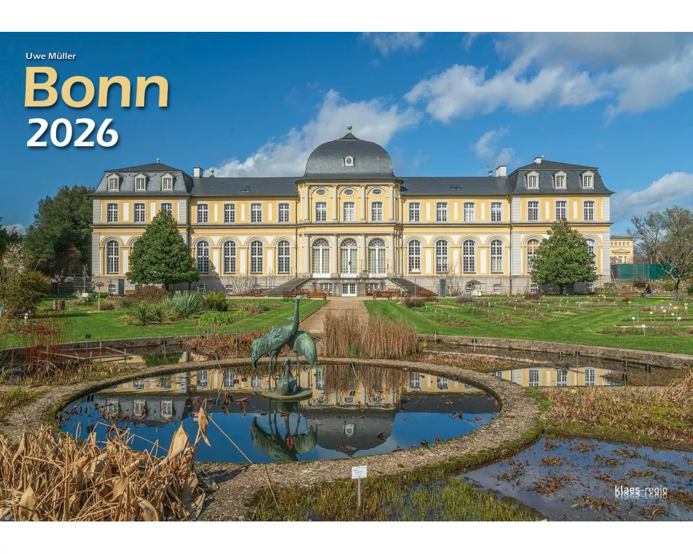 Bonn 2026 Bildkalender A3 quer, spiralgebunden