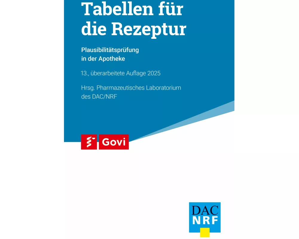 Tabellen für die Rezeptur