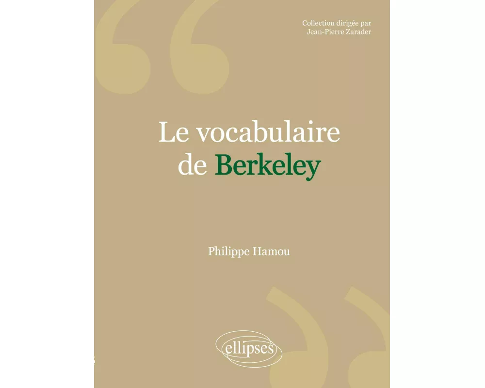 vocabulaire de Berkeley (Le)