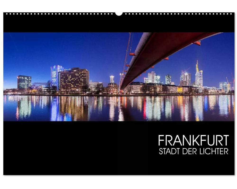 Frankfurt (Wandkalender 2026 DIN A2 quer), CALVENDO Monatskalender