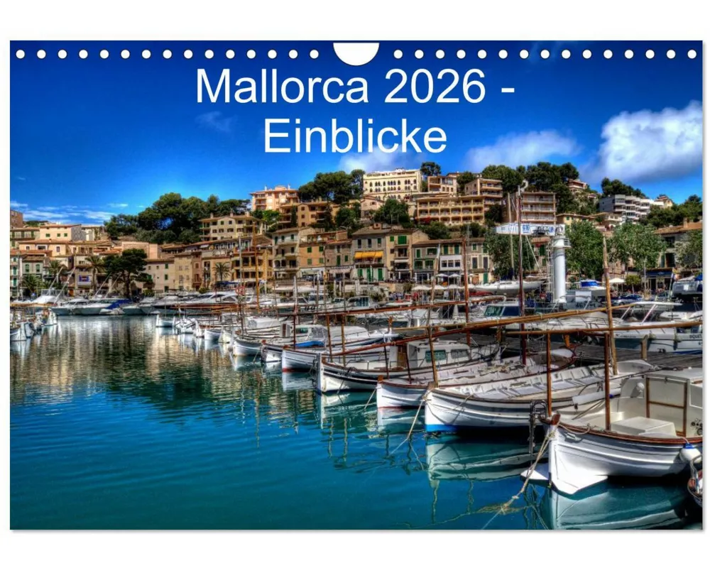 Mallorca 2026 - Einblicke (Wandkalender 2026 DIN A4 quer), CALVENDO Monatskalender