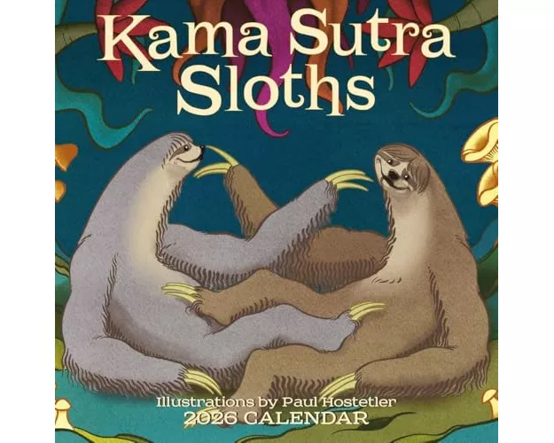 Kama Sutra Sloths Square Wall Sunday Sta