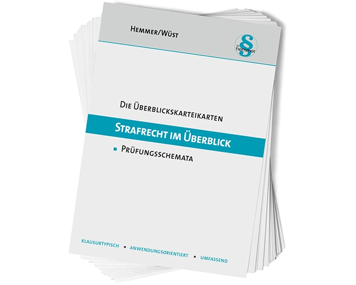 Die Überblickskarteikarten Strafrecht im Überblick