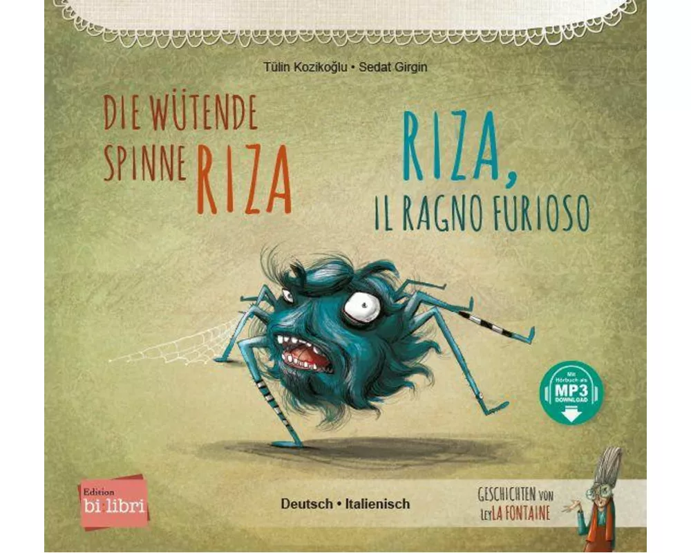 Die wütende Spinne Riza (Deutsch-Italienisch)