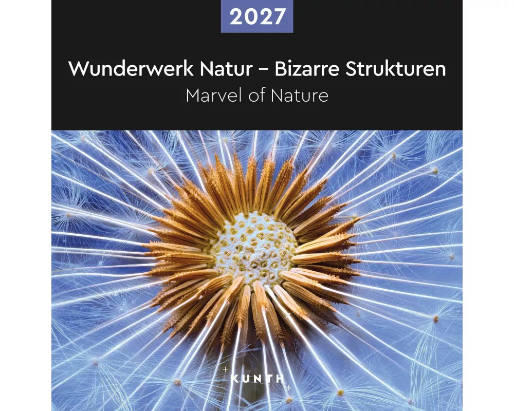 Wunderwerk Natur – Bizarre Strukturen - KUNTH Broschurkalender 2027