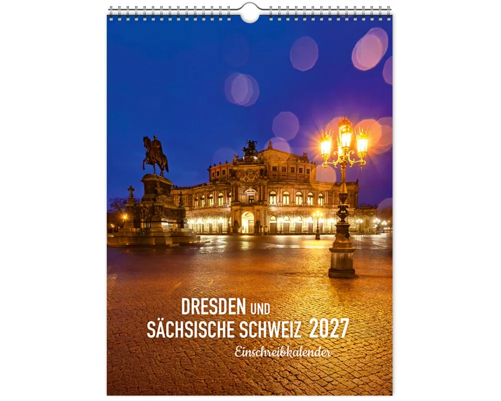 Einschreibkalender Dresden und Sächsische Schweiz 2027