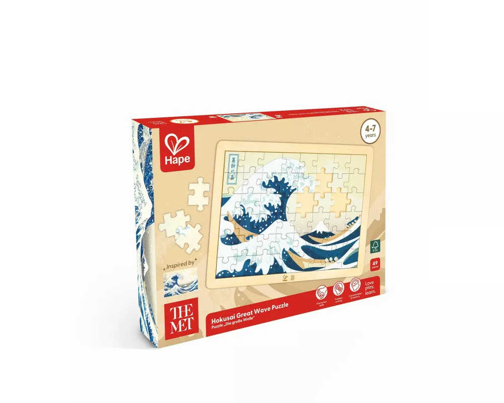 The Met: Puzzle "Die große Welle" - 48 Teile
