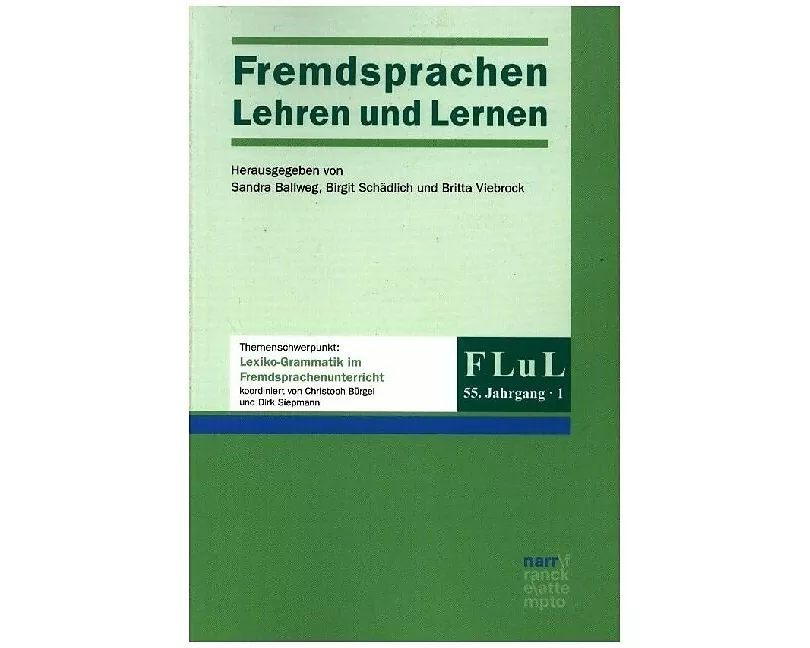 FLuL - Fremdsprachen Lehren und Lernen 55, 1