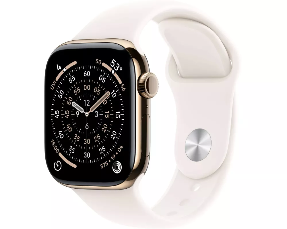 Apple Watch Series 11 42 mm LTE Gold Titanium Light Blush S/M