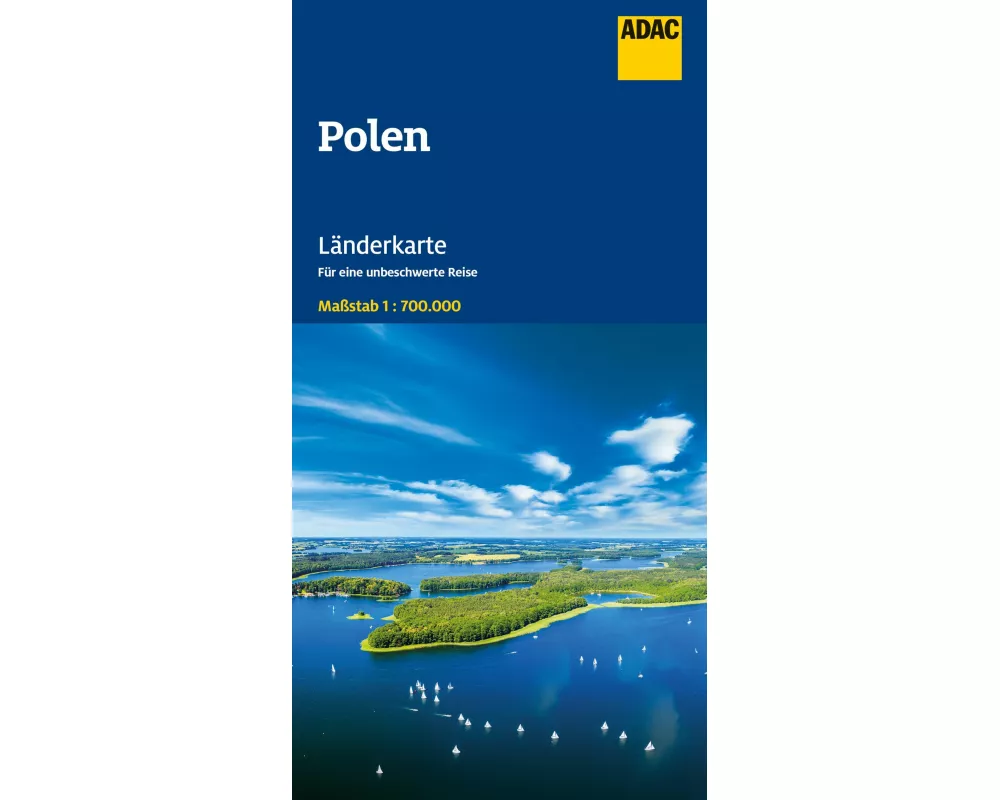 ADAC Länderkarte Polen 1:700.000