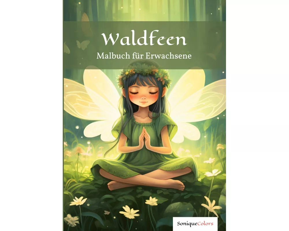 Waldfeen - Malbuch für Erwachsene