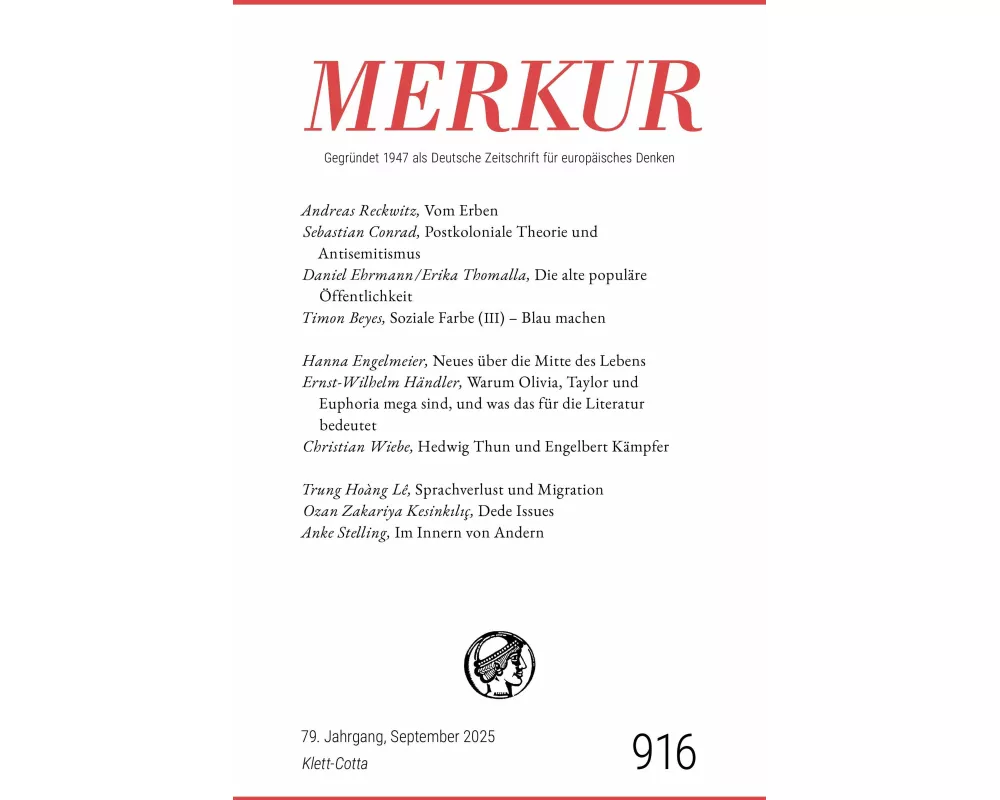 MERKUR 9/2025, Jg.79