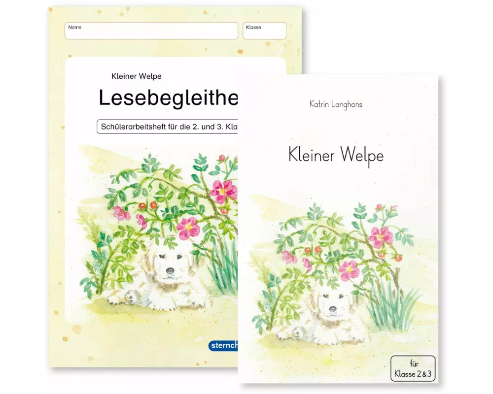 Kleiner Welpe - Klassenlektüre und Lesebegleitheft im Set