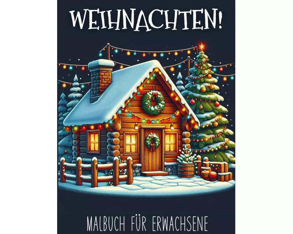 Malbuch für Erwachsene - Weihnachten!