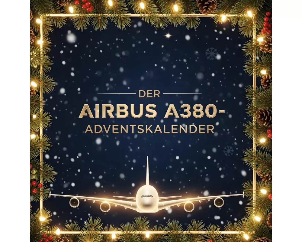 Der Airbus A380-Adventskalender