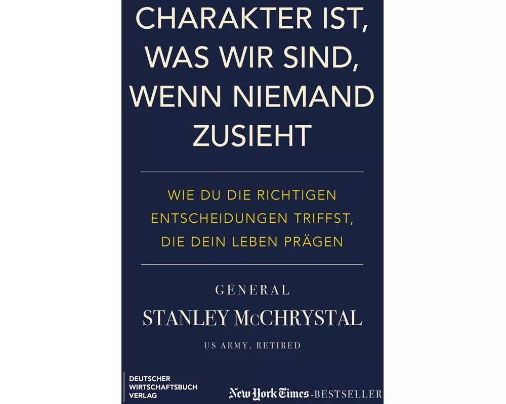 Charakter ist, was wir sind, wenn niemand zusieht