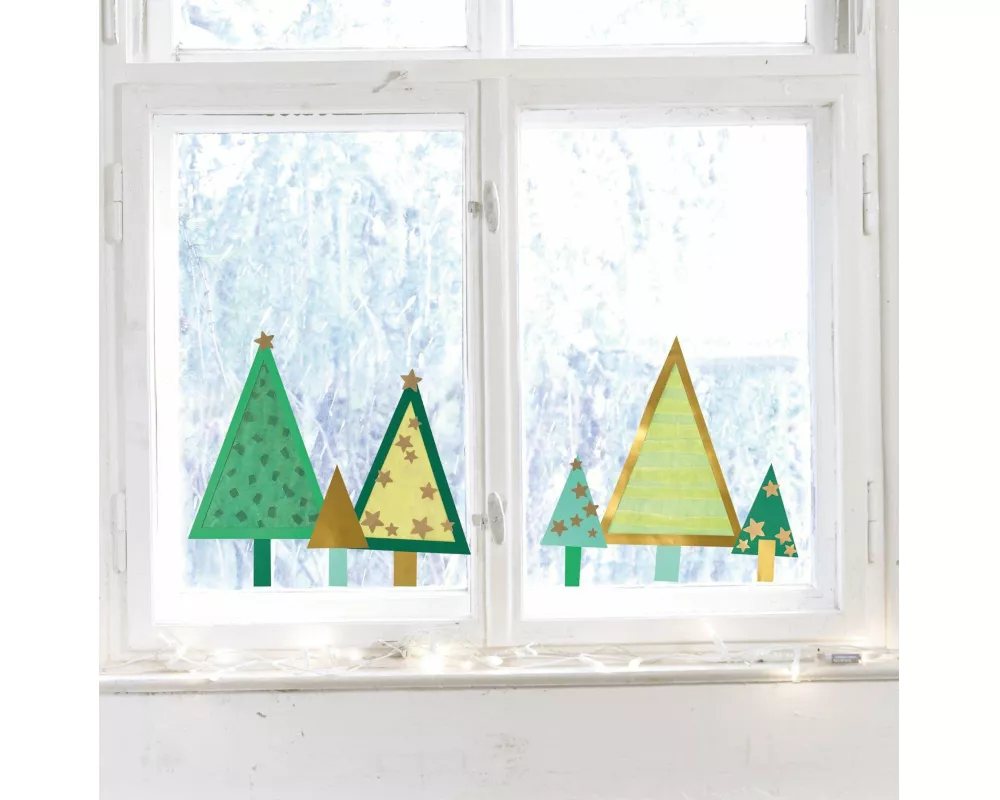 Bastelset - Fensterbild Waldzauber