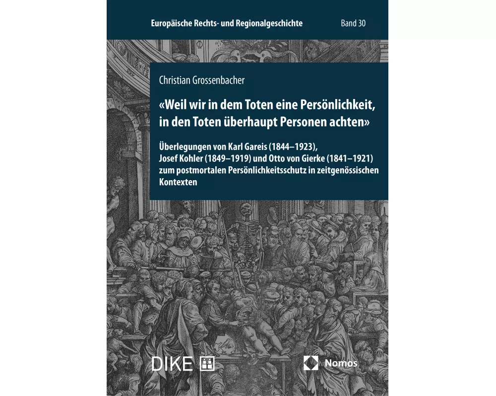 «Weil wir in dem Toten eine Persönlichkeit, in den Toten überhaupt Personen achten»