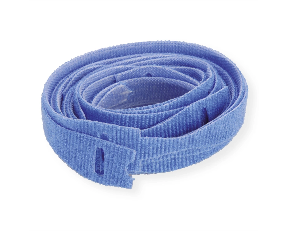 VELCRO ONE-WRAP Strap Klettband mit Lasche, 10Stk., blau, 20 cm