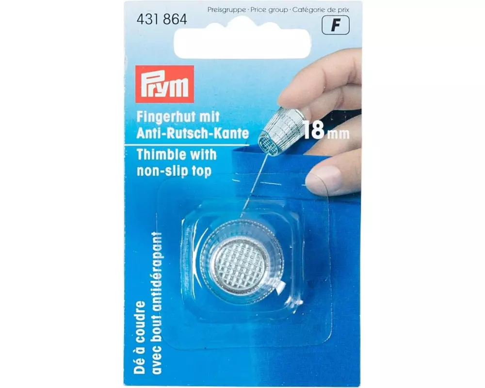 Prym Fingerhut Ø 1.8 cm Silber