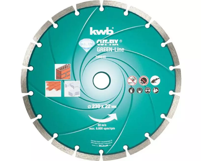 kwb Trennscheibe Green-Line Diamant 230 mm