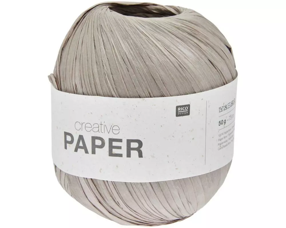 Rico Design Wolle Paper Taupe, 75 m