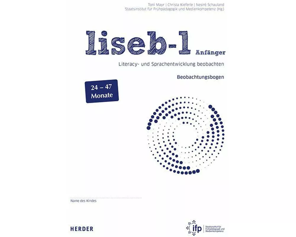 liseb-1. Literacy- und Sprachentwicklung beobachten - Anfänger