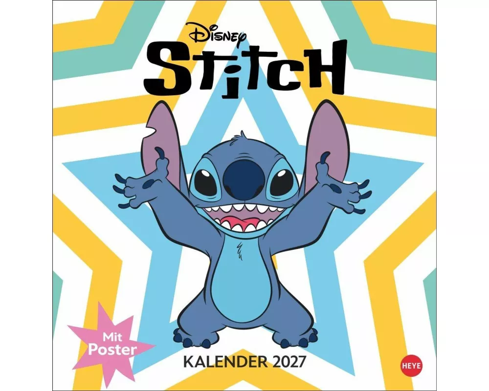 Stitch Broschurkalender 2027