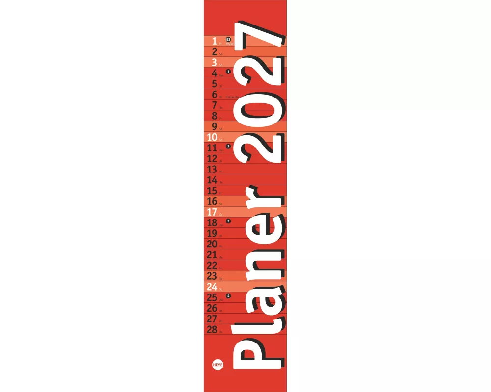Langplaner mini, rot 2027