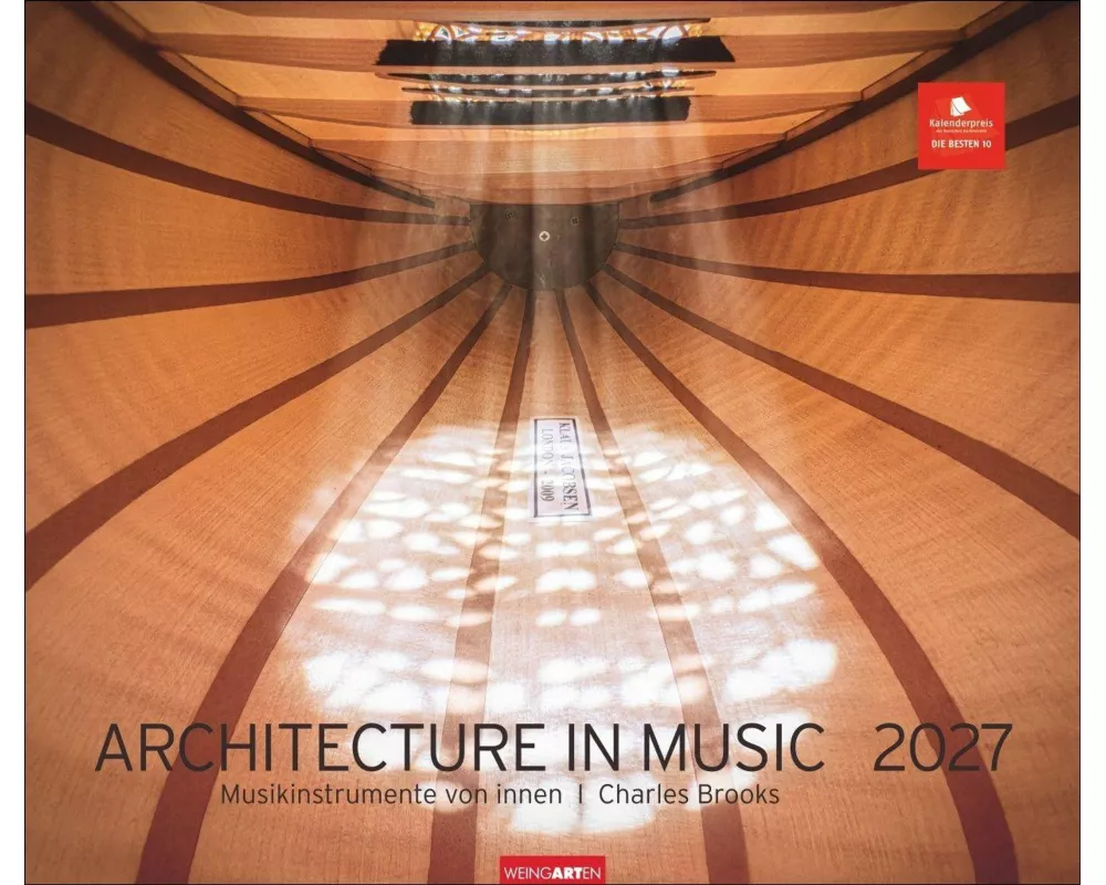 Architecture in Music Kalender 2027 - Musikinstrumente von innen