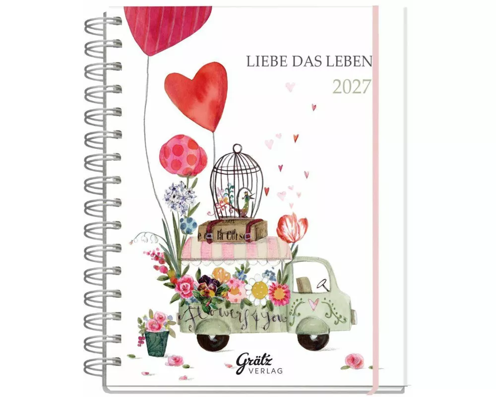 Taschenkalender Liebe das Leben 2027