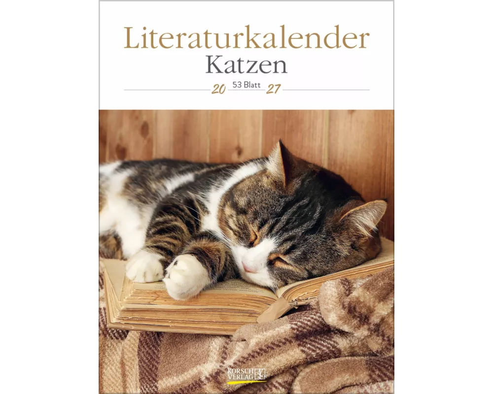 Literaturkalender Katzen 2027