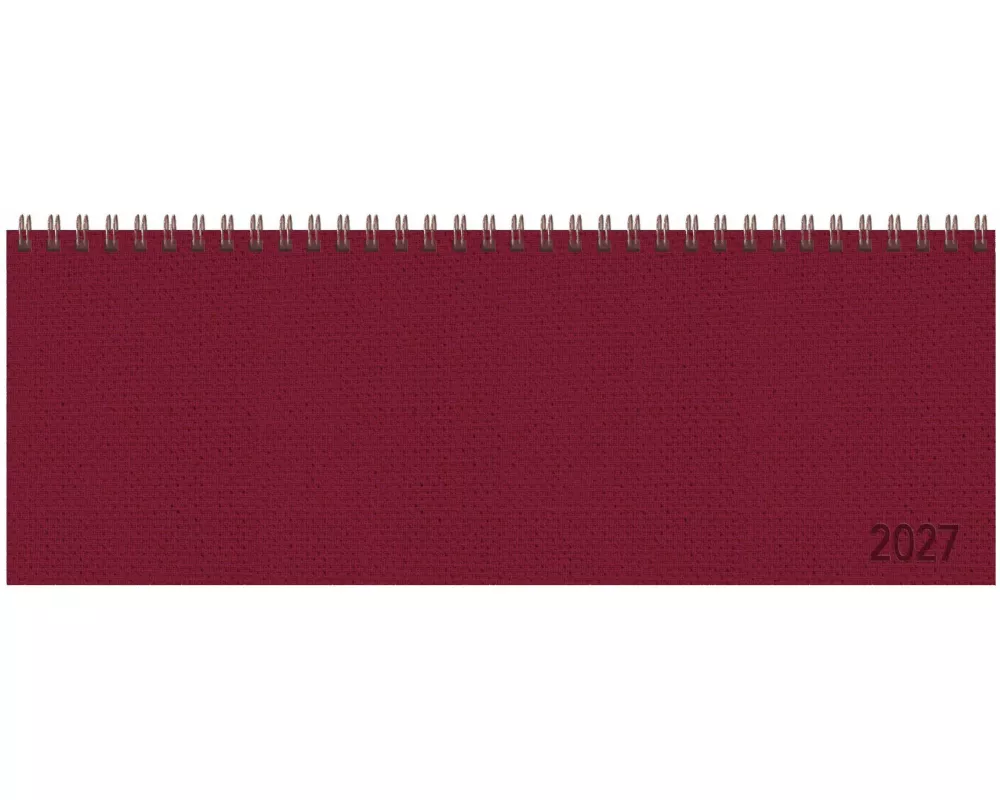 Tischkalender quer Professional Premium 2027 rot