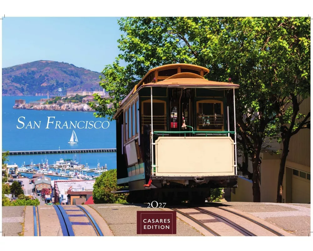 San Francisco Kalender 2027 - Wandkalender | Fotokalender Nordamerika 24x35cm - Golden Gate, Cable Cars & City Vibes als stilvolle Wanddeko für Fans d