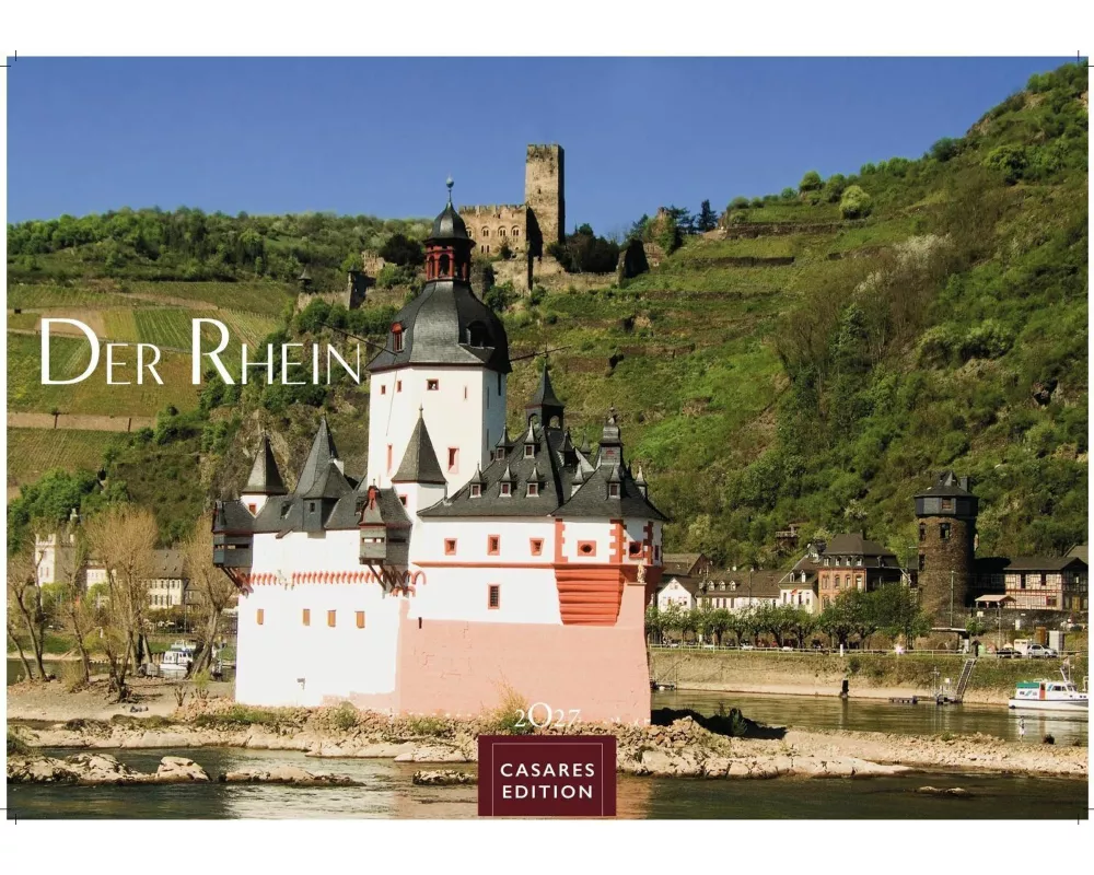 Der Rhein Kalender 2027 - Wandkalender | Fotokalender Deutschland 24x35cm | mit 12 eindrucksvollen Aufnahmen von Flusslandschaften, Burgen und Weinreg