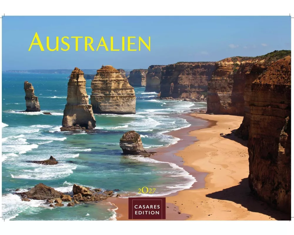 Australien Kalender 2027 - Wandkalender | Fotokalender Ozeanien 35x50cm - 12 atemberaubende Landschaften aus Down Under, perfekt als Geschenk & Wandde