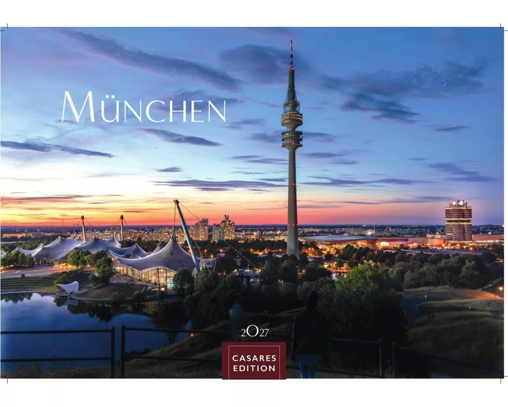 München Kalender 2027 - Wandkalender | Fotokalender Deutschland 24x35cm - faszinierende Ansichten von Marienplatz bis Alpenpanorama