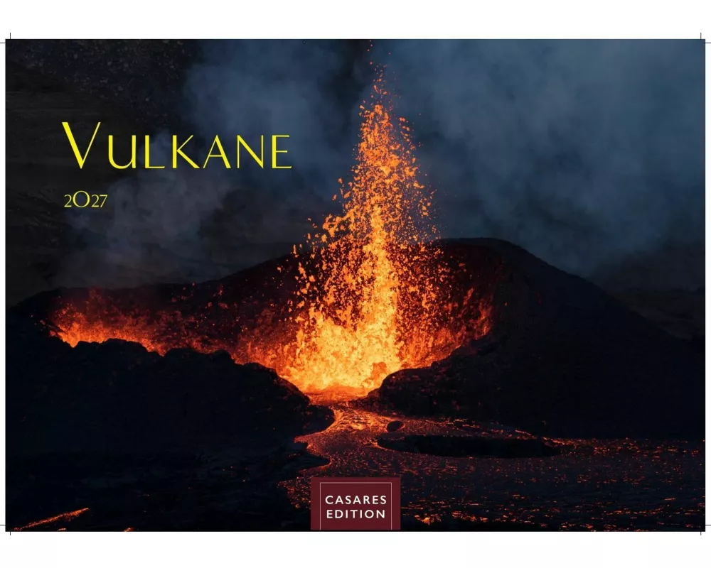 Vulkane Kalender 2027 - Wandkalender | Fotokalender Naturkalender 24x35cm | . mit atemberaubenden Vulkan- und Naturfotografien | Perfekt für Vulkanlie