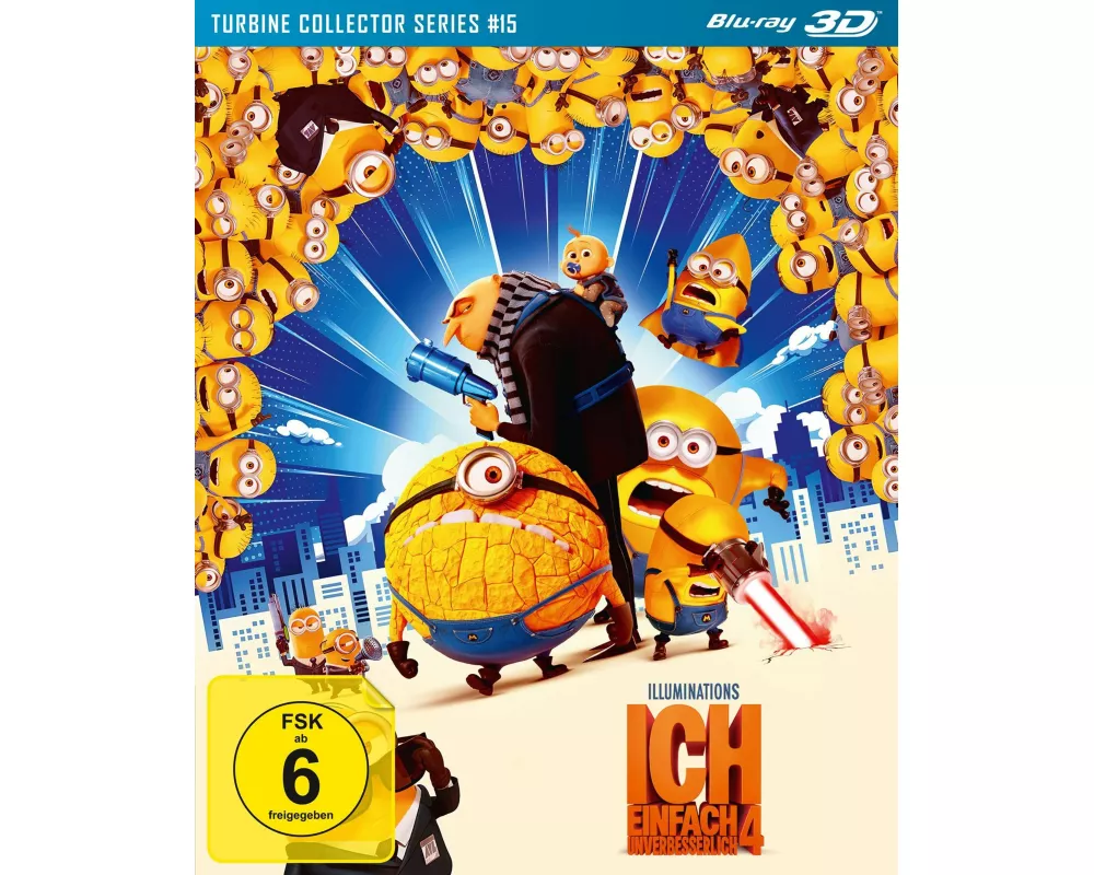 Ich - Einfach unverbesserlich 4 (Despicable Me 4) - 3D - Turbine Collector Series #15 (Blu-ray 3D)