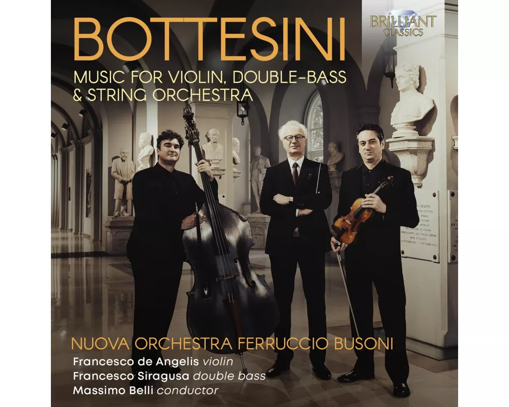 Bottesini:Music For Violin,Double-Bass&String Orch