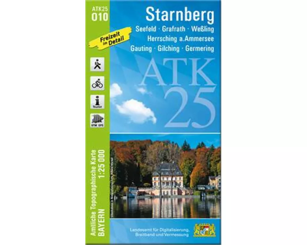 ATK25-O10 Starnberg (Amtliche Topographische Karte 1:25000)